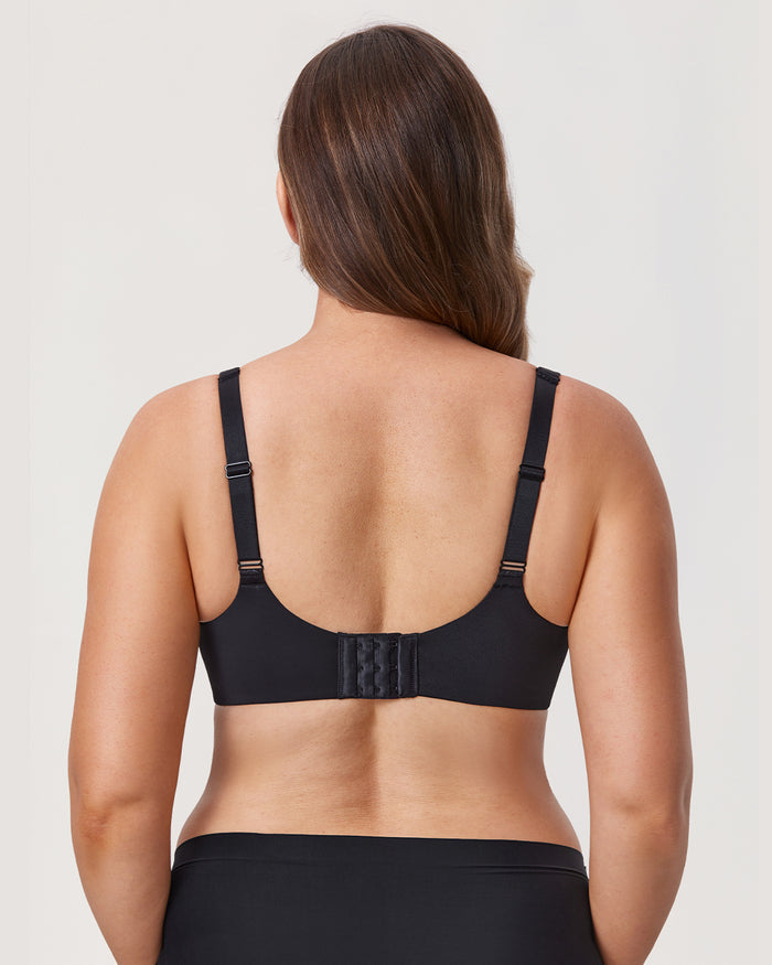Women's Unlined Minimizer Bra Black