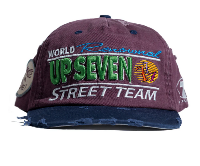 Up 7 Distressed Hats