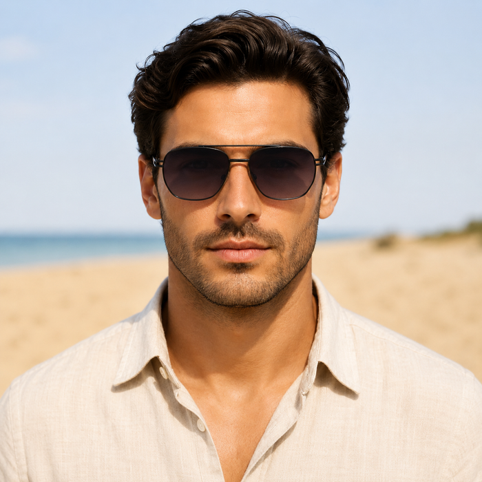 Upgrade your style with BENHUNT Square Polarized Sunglasses.