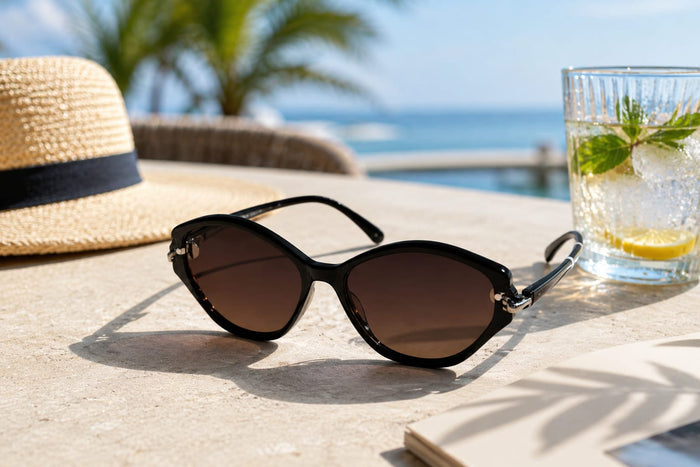 Upgrade your style with the ANS BILLION Women's Cat Eye Sunglasses.