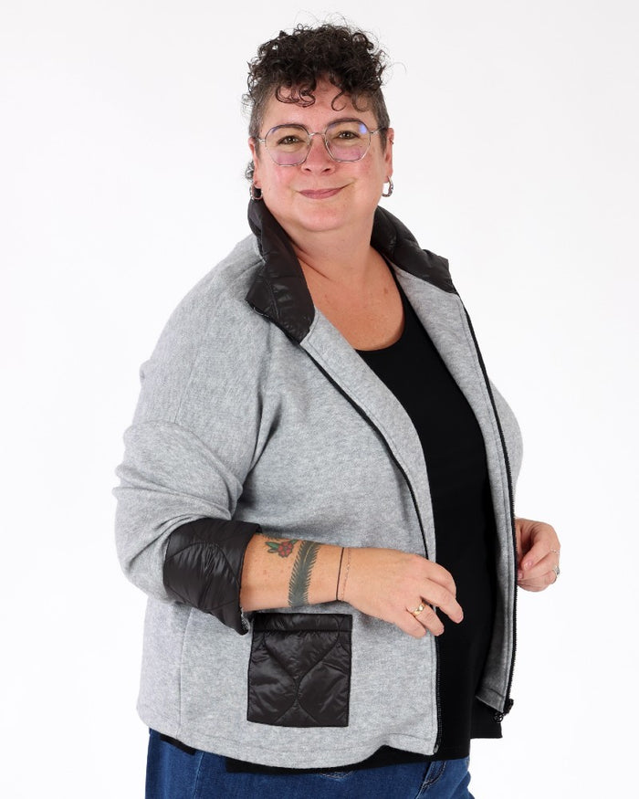 Urbain Grey Jacket - Maloka