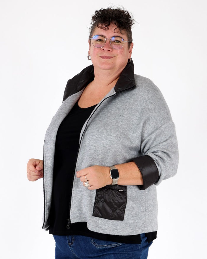 Urbain Grey Jacket - Maloka
