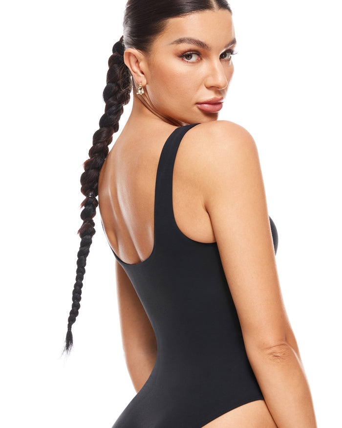 V Neck Sleeveless Bodysuit