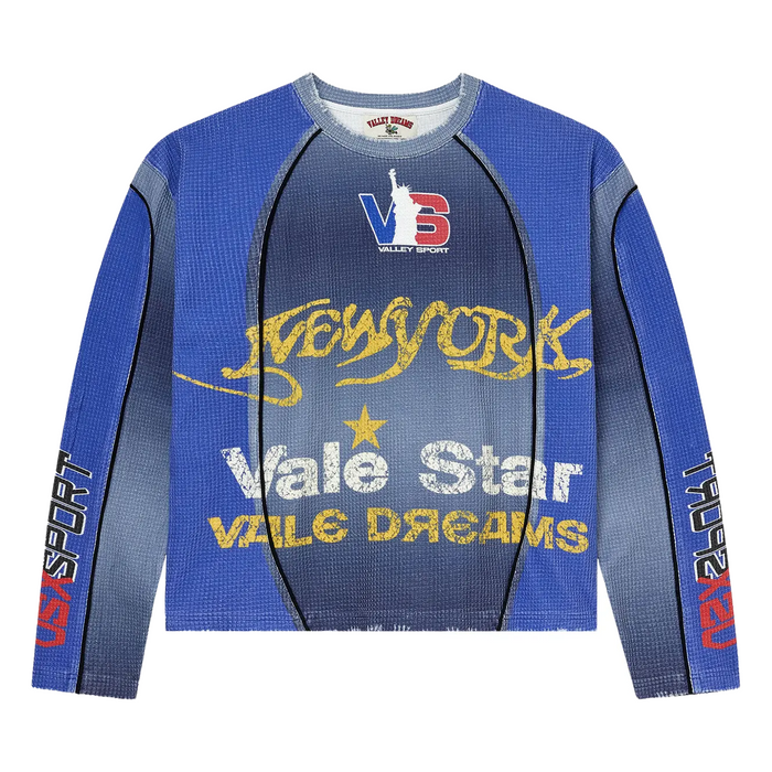 Vale State Favorite Vale Star L/S Thermal “Blue”