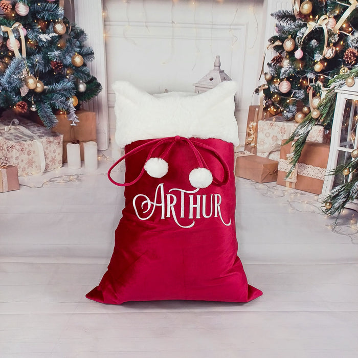 Velour Christmas Sack
