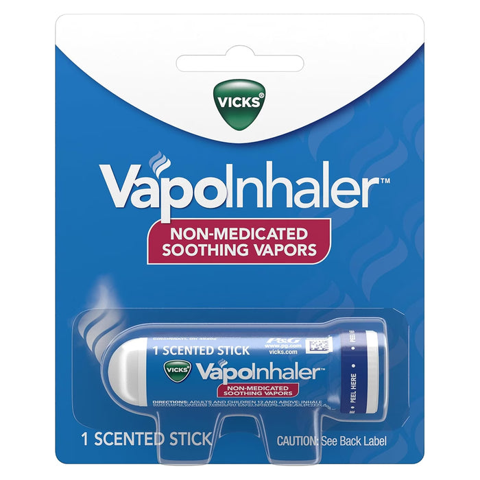 Vicks VapoInhaler Portable Nasal Inhaler - 12 Pack