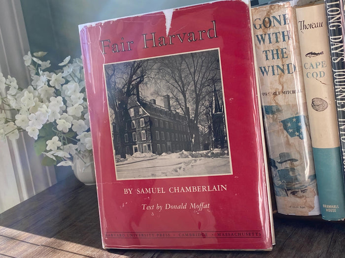 Vintage Book, Fair Harvard, Photographs by Samuel Chamberlain at Duckwells