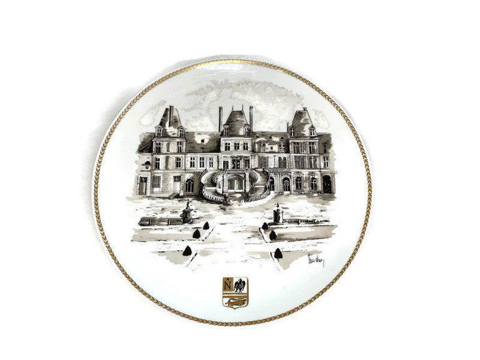 Vintage Fountainebleau Limited Edition L. Lourioux France Plate at Duckwells