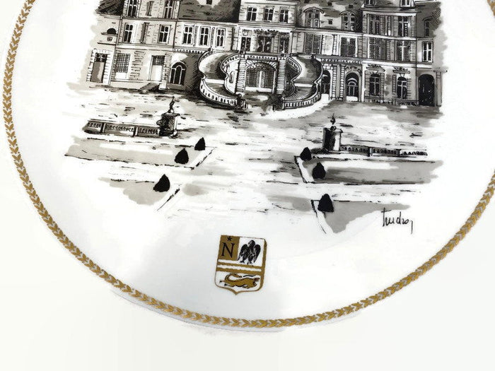 Vintage Fountainebleau Limited Edition L. Lourioux France Plate at Duckwells