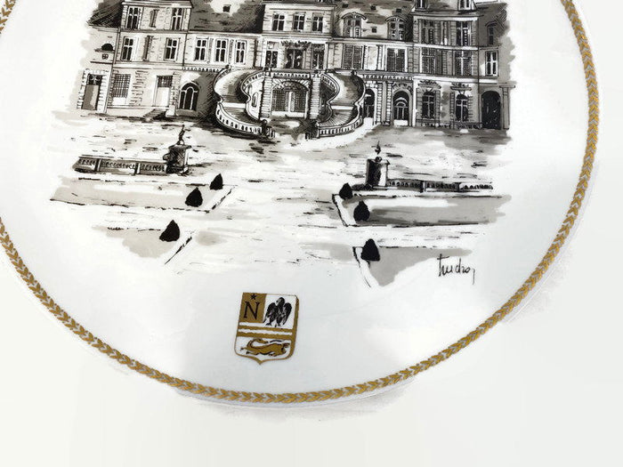 Vintage Fountainebleau Limited Edition L. Lourioux France Plate at Duckwells