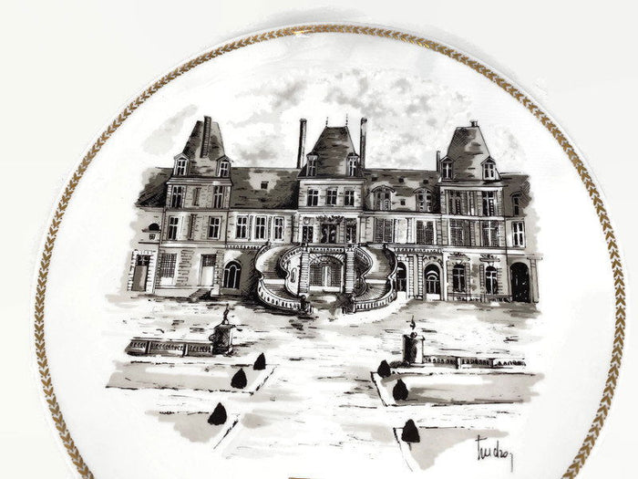 Vintage Fountainebleau Limited Edition L. Lourioux France Plate at Duckwells