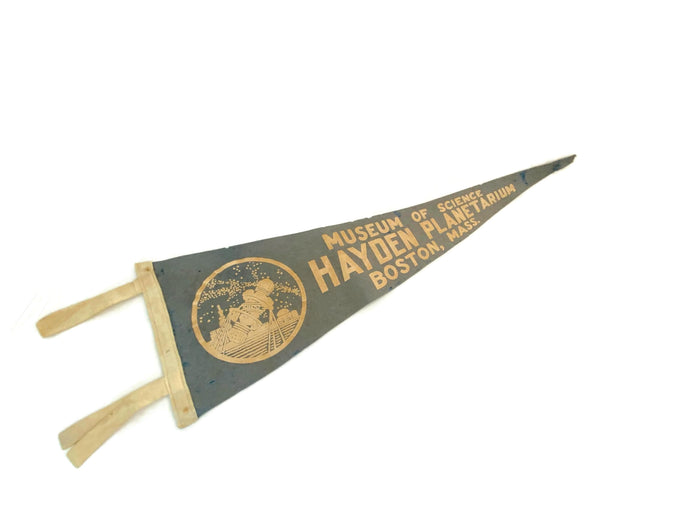 Vintage Hayden Planetarium at the Museum of Science Boston Pennant at Duckwells