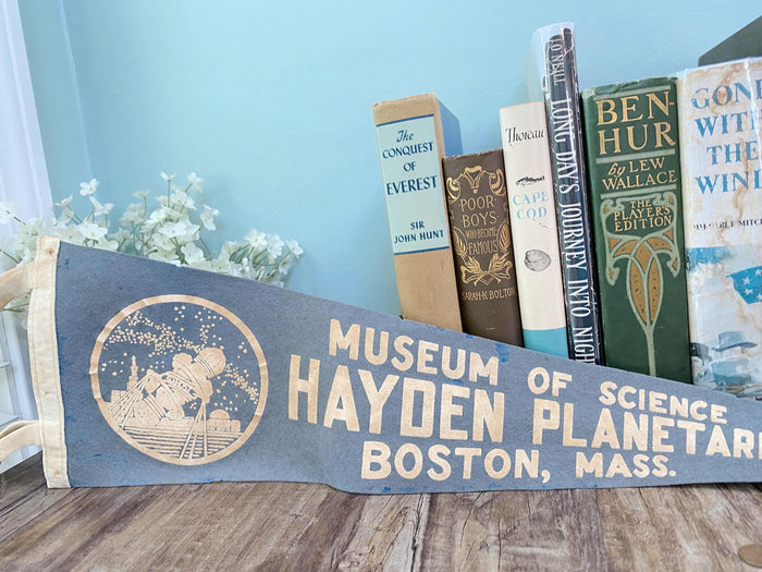 Vintage Hayden Planetarium at the Museum of Science Boston Pennant at Duckwells
