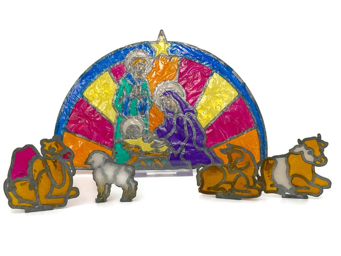 Vintage Suncatcher Nativity Scene at Duckwells