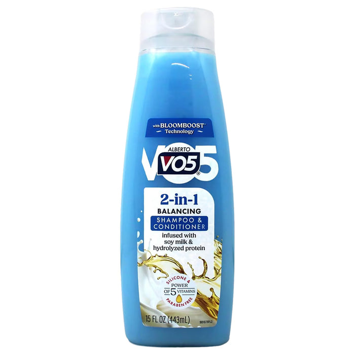 VO5 Moisturizing 2-in-1 Shampoo & Conditioner - 12.5 oz - 6 Pack