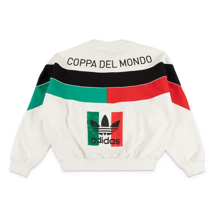 W Italia Coppa Del Mundo Crew Sweater 'Cloud White'