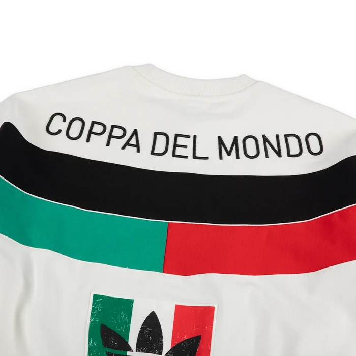 W Italia Coppa Del Mundo Crew Sweater 'Cloud White'
