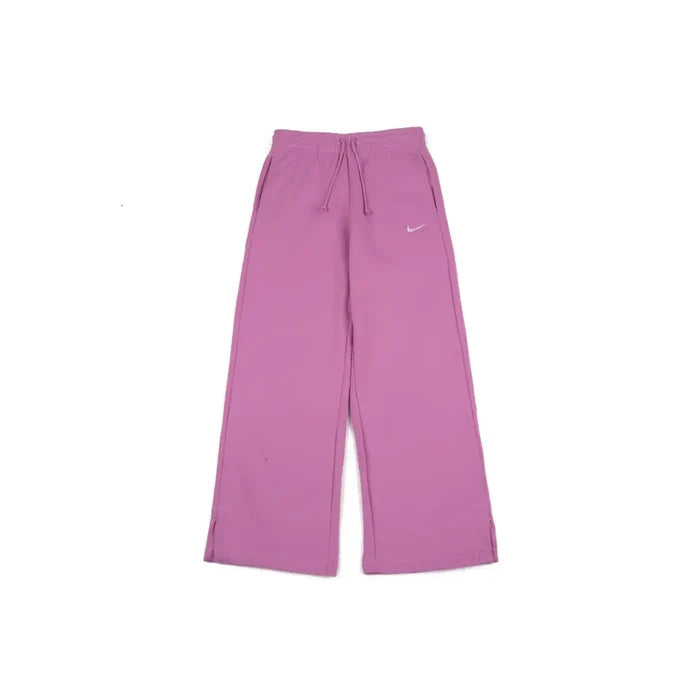 W NSW Phoenix Fleece High-Waisted Wide-Leg Pants 'Light Magenta'