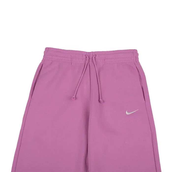 W NSW Phoenix Fleece High-Waisted Wide-Leg Pants 'Light Magenta'