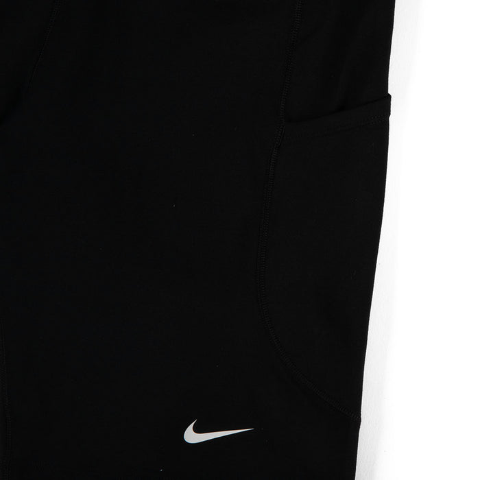 W One High-Waisted 8" Biker Shorts with Pockets 'Black White'
