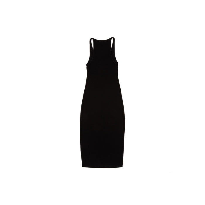 W Plunge Tie Midi Dress