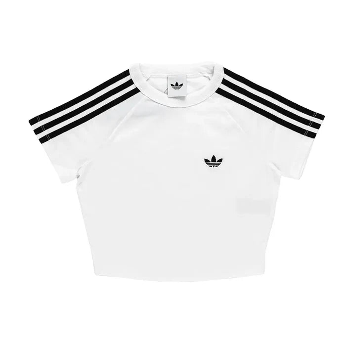 W SST Baby Tee 'White Black'