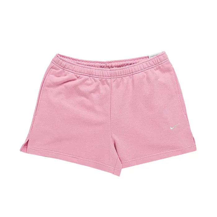 W Studio Fleece Lightweight Mid-Rise Shorts 'Pink Rise Sail'