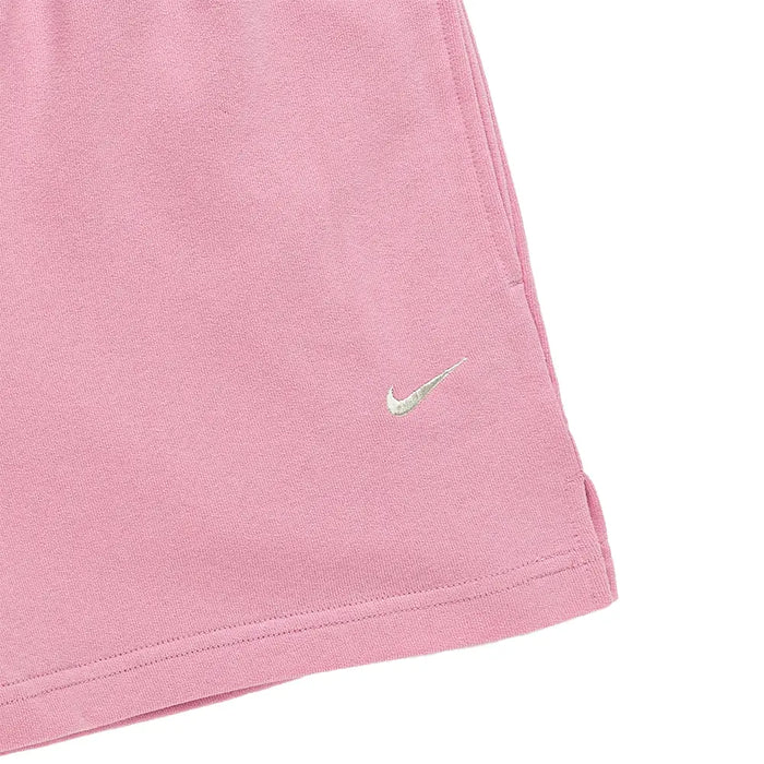 W Studio Fleece Lightweight Mid-Rise Shorts 'Pink Rise Sail'