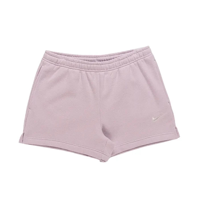 W Studio Fleece Medium Weight Mid-Rise Shorts 'Bleached Lilac Sail'