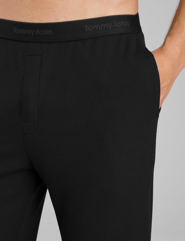 Waffle Pant::Black