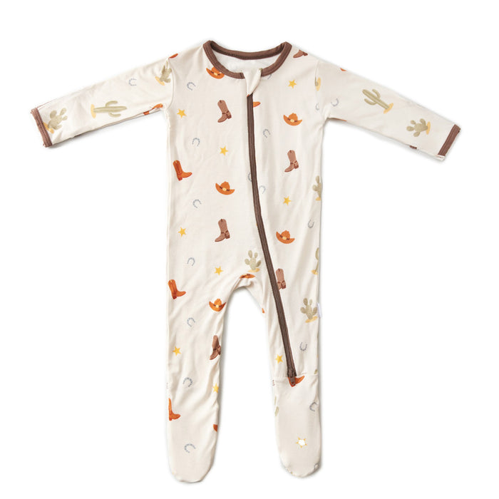 Western Zippered Footie
