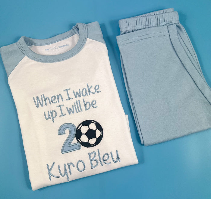 When i wake up i will be... Football Design