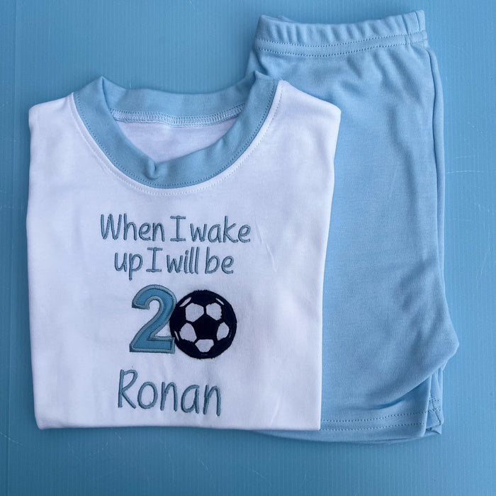 When i wake up i will be... Football Design