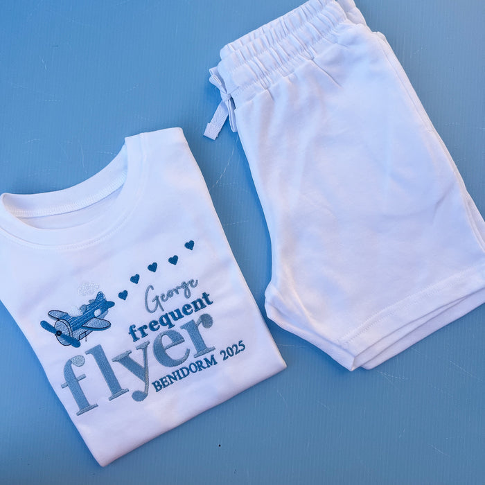 White Short Travel Set
