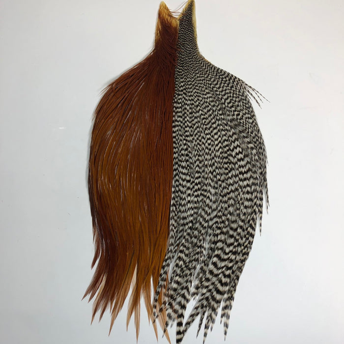 Whiting Silver Select Combo Cape - Grizzly & Brown - OLDER STOCK