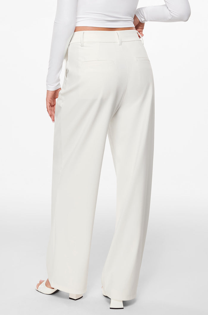 Wide Leg High Waisted Business Pants