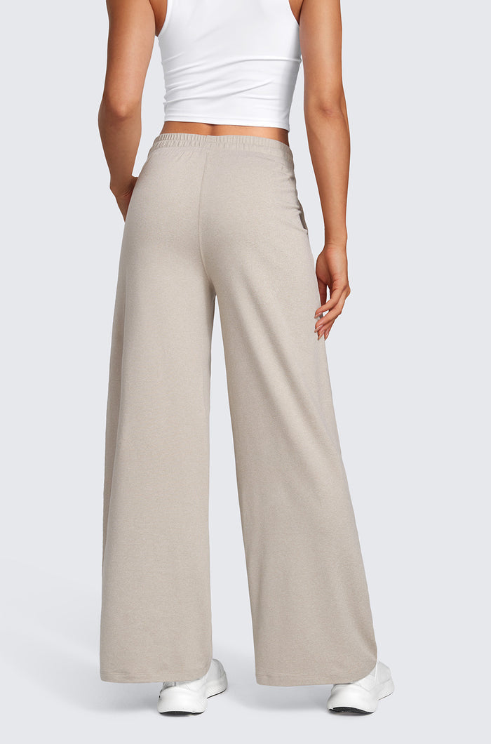 Wide Leg Sweatpants With Pockets 30''
