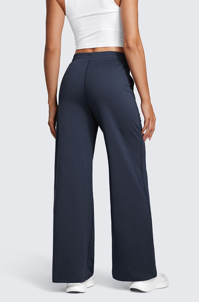 Wide Leg Sweatpants With Pockets 30''