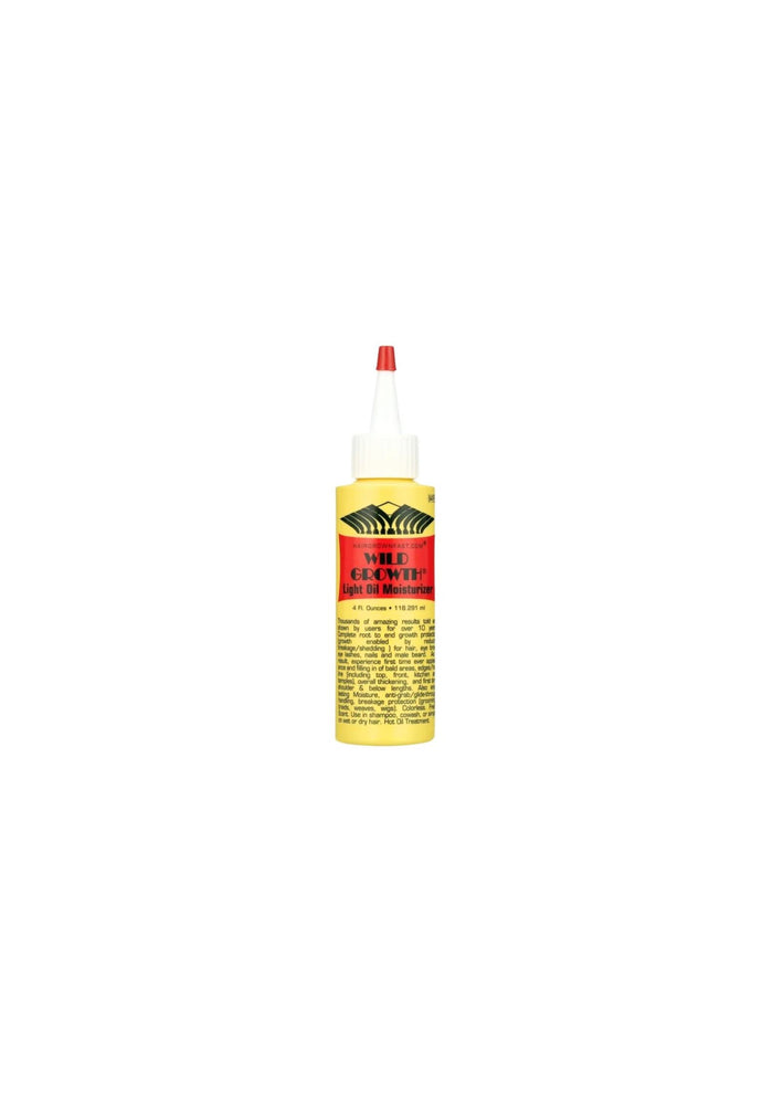 Wild Growth Light Oil Moisturizer 118 ml – Lichte Haarolie voor Hydratatie en Glans