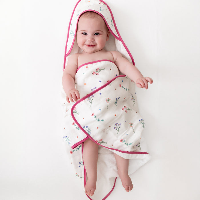 Wildflowers Hooded Towel Set