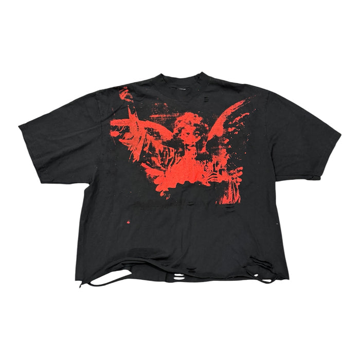 Wise Juvenile Angel Distressed Tee ‘Black’