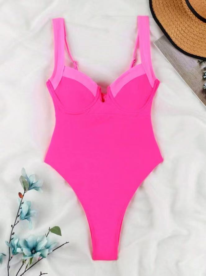 Women Sexy Tummy Control One Piece Swimsuits High Cut Bathing Suit 2026