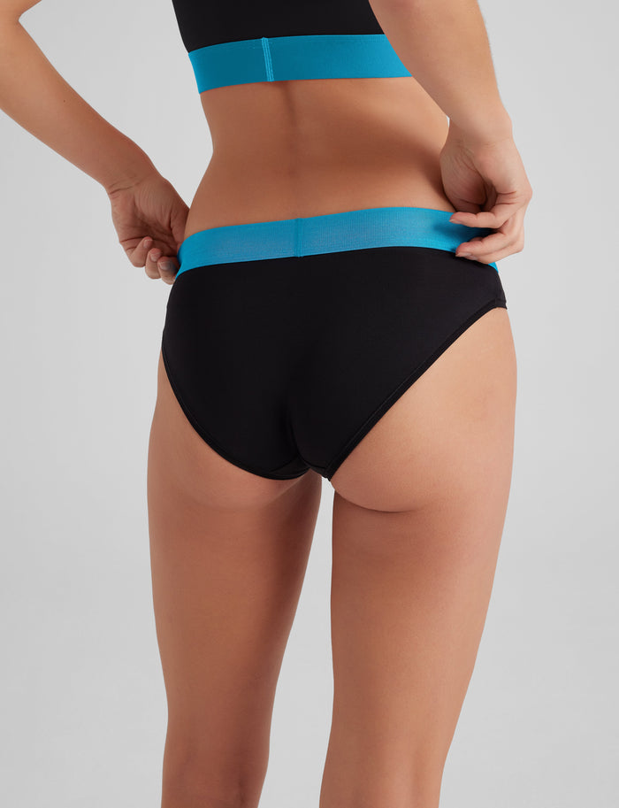 Women's 360 Sport Bikini::Black/Atomic Blue WB