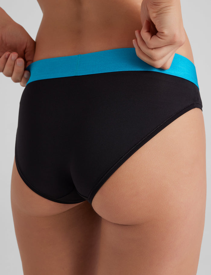 Women's 360 Sport Bikini::Black/Atomic Blue WB