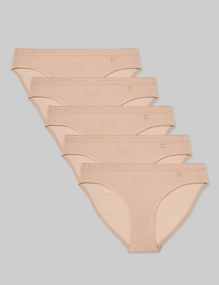 OLD::Women's Air Bikini (5-Pack)::Rugby Tan