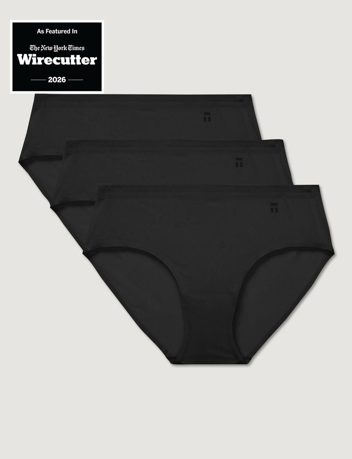 Women's Air Brief (3-Pack)::Black