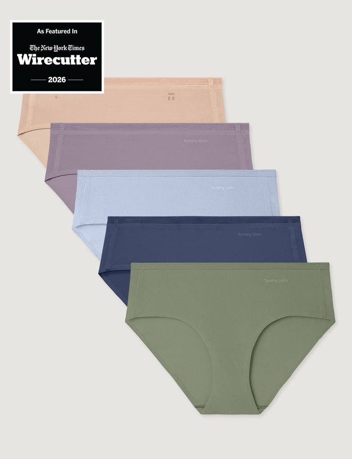 Women's Air Brief (5-Pack)::Rugby Tan/Nirvana/Halogen Blue/Oceana/Oil Green