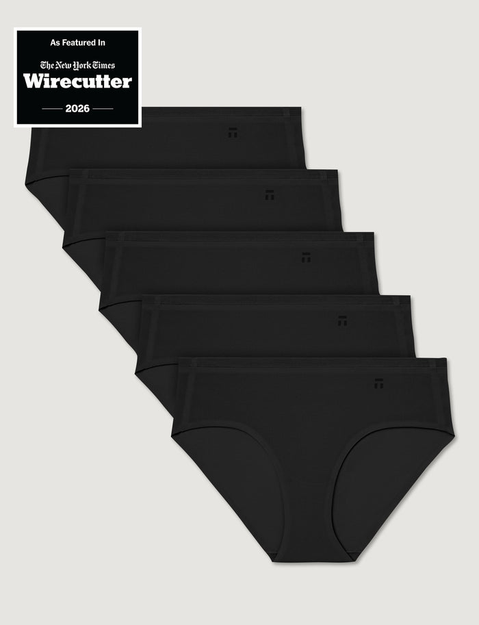 Women's Air Brief (5-Pack)::Black