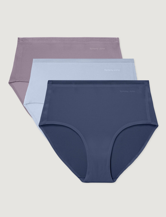 Women's Air High Rise Brief (3-Pack)::Nirvana/Halogen Blue/Oceana
