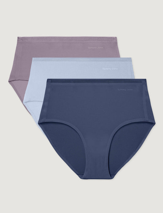 Women's Air High Rise Brief (3-Pack)::Nirvana/Halogen Blue/Oceana